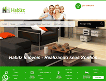 Tablet Screenshot of habitz.com.br